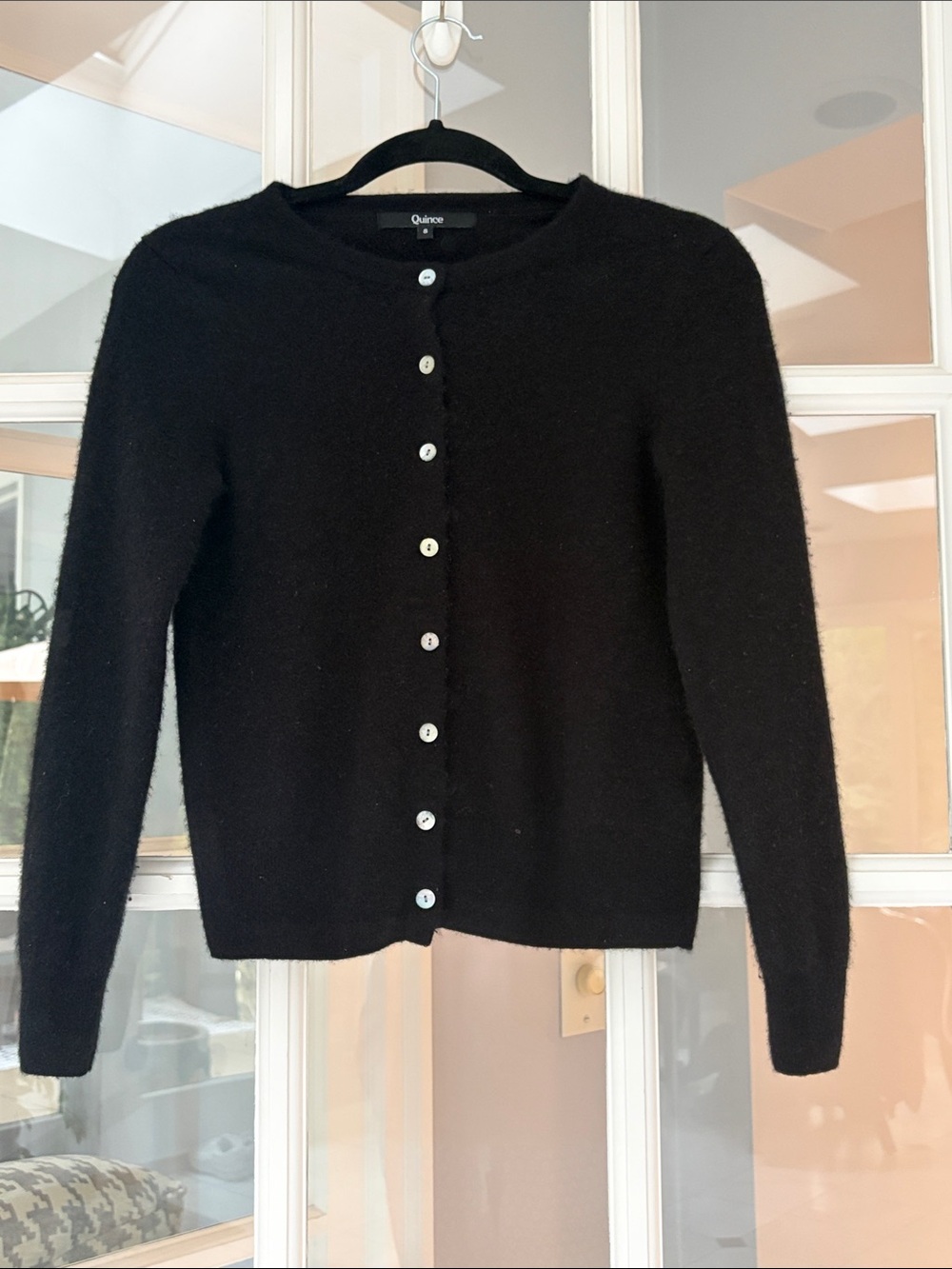 Quince Black Cashmere Cardigan - Sz S